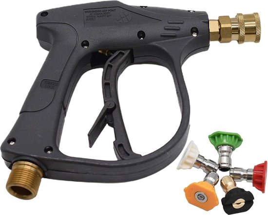 Pistolet De Nettoyage Haute Pression, 4000 Psi, Connexion M22 14 Mm Et Raccord Rapide Karcher Avec 5 B 9010050448555