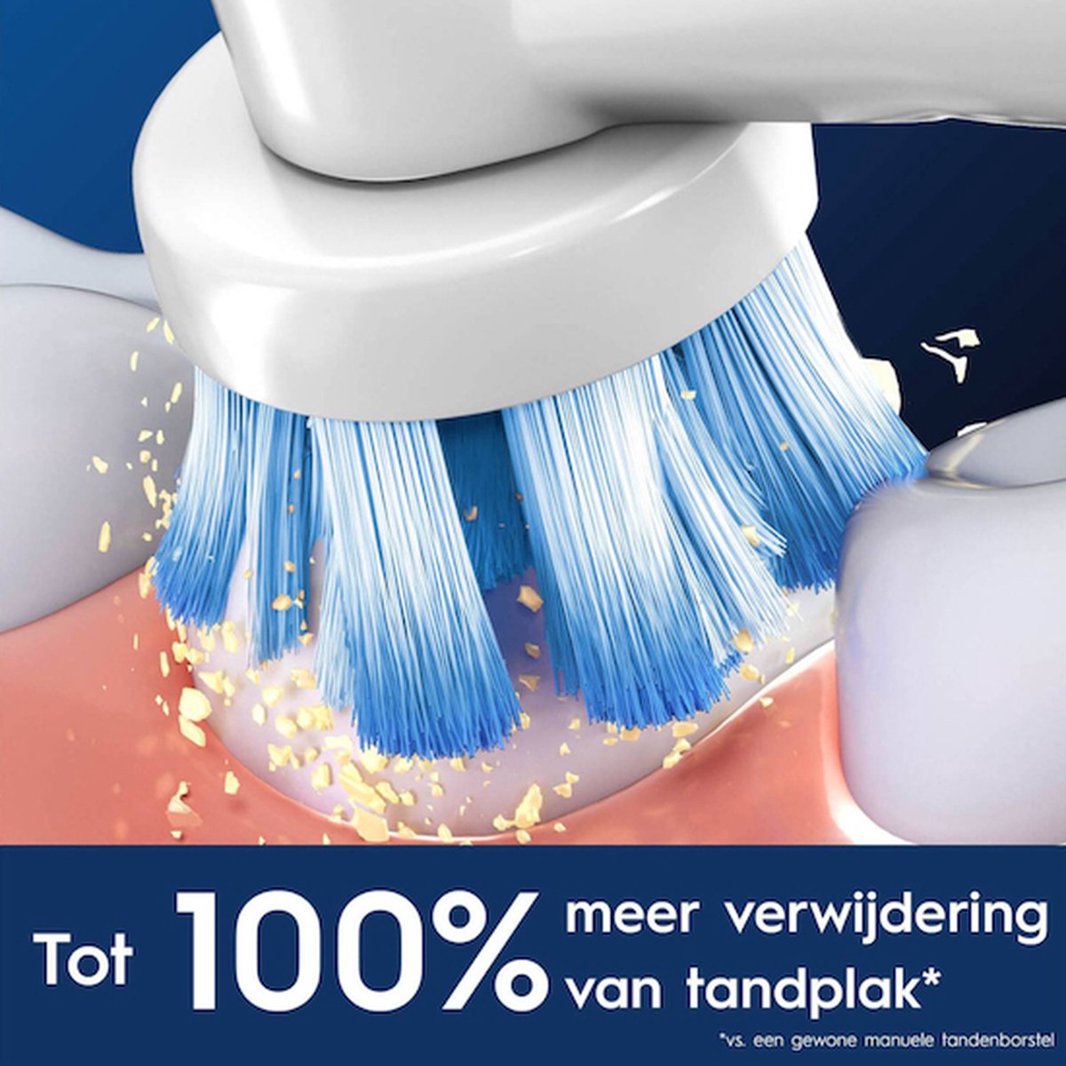 Oral-B PRO 1 - Elektrische Tandenborstel Blauw + Extra Body Zwart — afbeelding 5