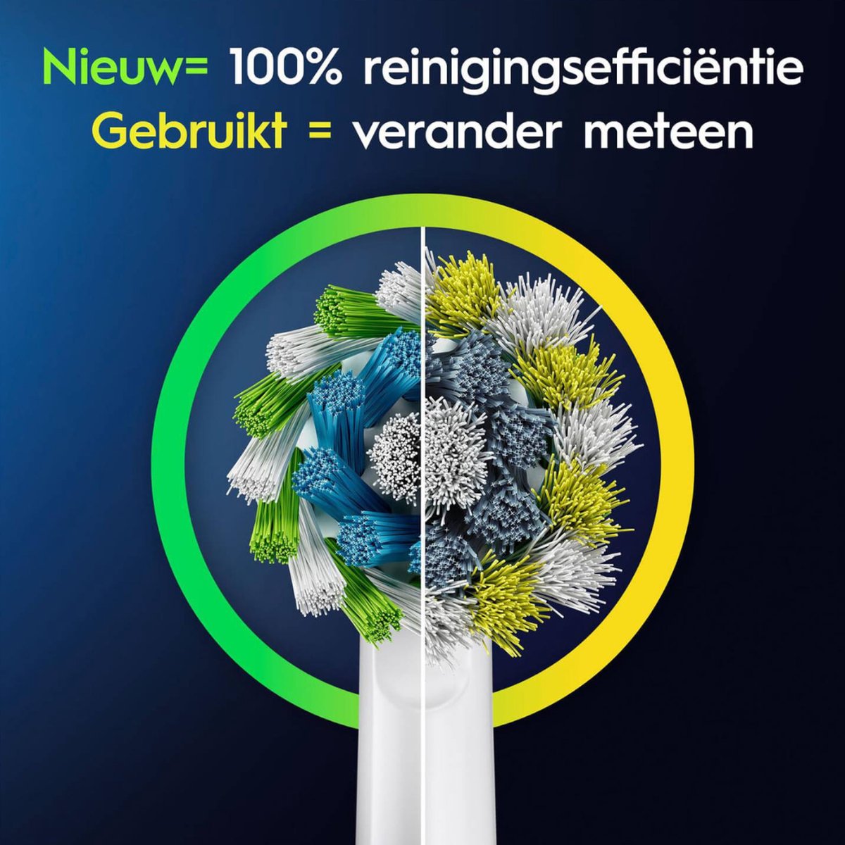 Oral-B PRO 1 - Elektrische Tandenborstel Blauw + Extra Body Zwart — afbeelding 4