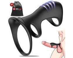 Quick Relief G-Spot Teaser™ - Cockring - Penis Sleeve - G-Spot - Penissleeve - Seksspeeltje voor Koppels - Sex Toy voor Mannen & Vrouwen - 4 cm - Zwart