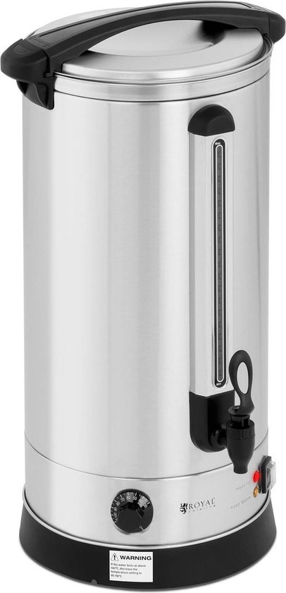 Royal Catering Heetwaterdispenser - 23,5 L - 2.500 W - dubbelwandig
