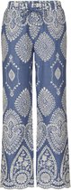 SisterS point Broek Gilma Pa 17267 Denim Blue/cream Dames Maat - M