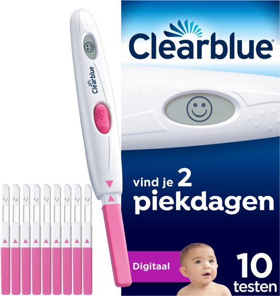 Foto: 3x clearblue ovulatietest digitaal 10 stuks