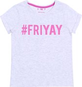 Grijs meisjes-T-shirt FRIYAY