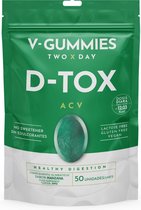 V-GUMMIES DETOX ACV - Vitamine Gummie - 50 Stuks