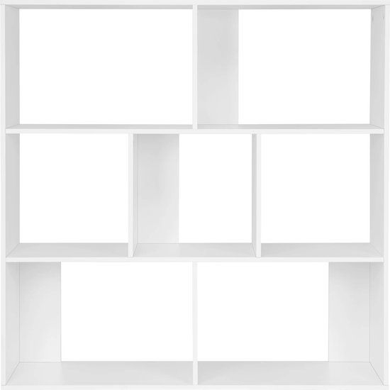 MISOU Calypso Boekenkast - Open - Wandkast - Woonkamer - Kast - op Poten - met Deuren - Hout - Vakkenkast - MISOU