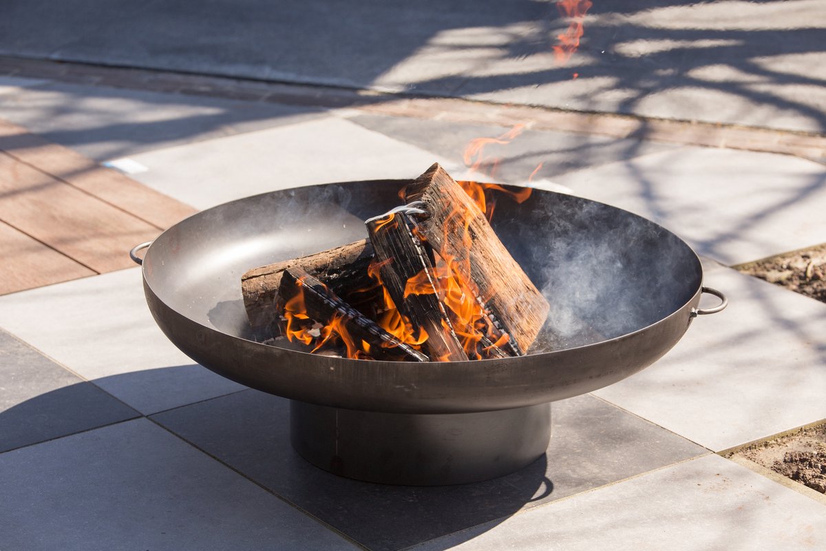 RedFire Oulu Fire Bowl - Ø 80 cm - Black
