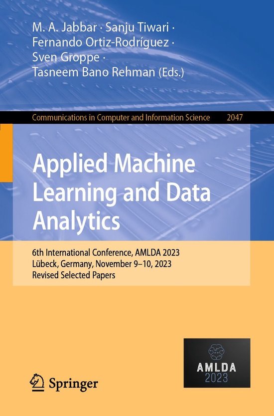 Springer Nature Proceedings Computer Science - Applied Machi ... - cover