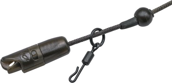 Câble Korda Leadcore Leaders Prêt à L'emploi - Avec Anneau Pivotant, Hélice Et Clip, 1 M