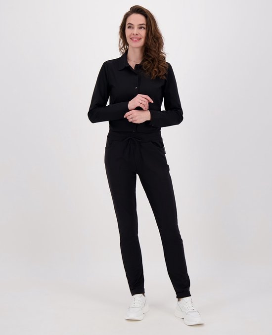 Pantalon Pantalon noir de Je m appelle Femme Tissu de voyage Taille L 5. bol