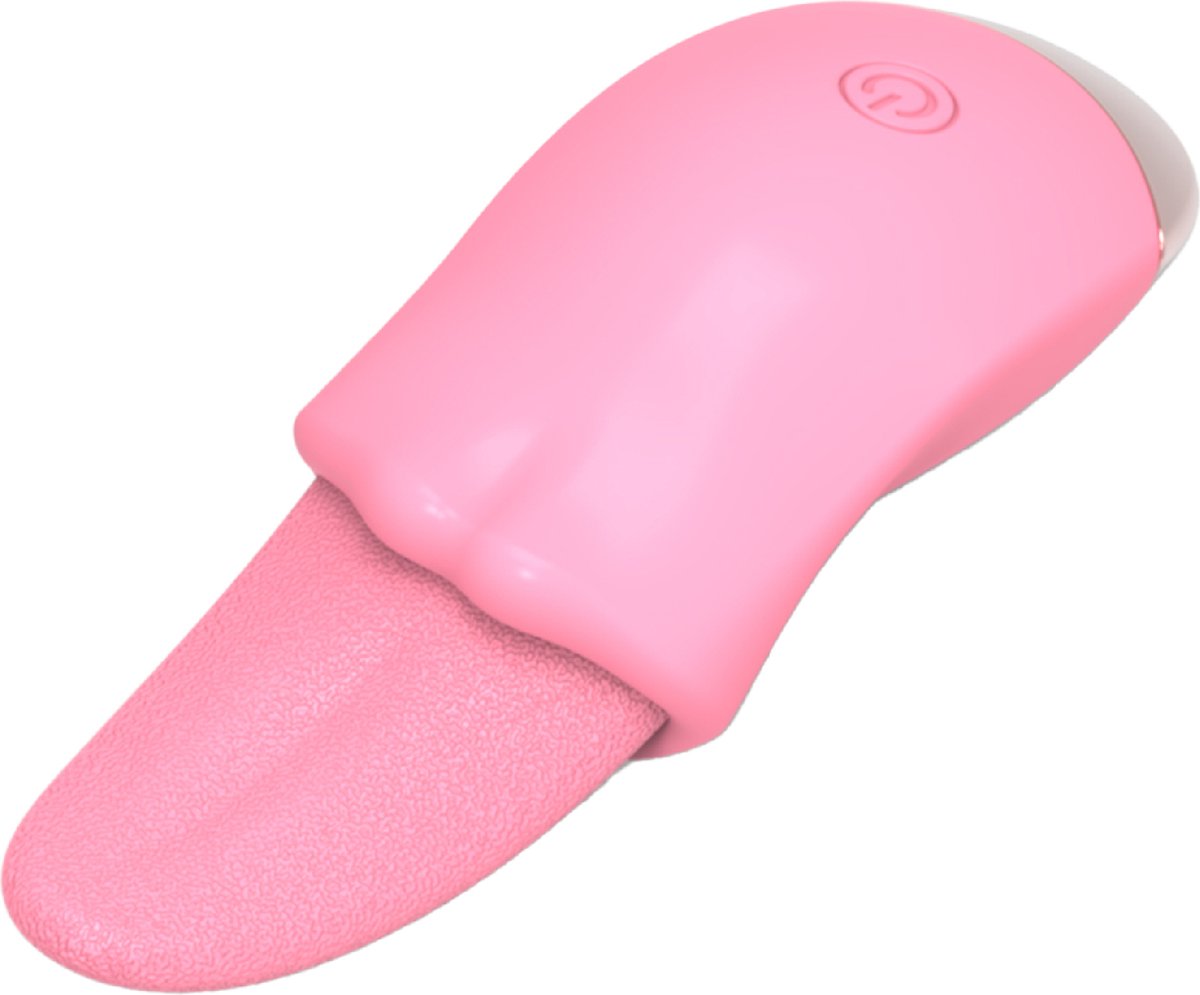Goedkoopste Cupitoys® Tong vibrator - 11,5cm - Lichtroze - 10 standen - Vibrators voor vrouwen en mannen - Sex toys voor vrouwen en mannen