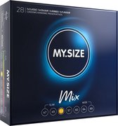 Préservatifs MY.SIZE Mix 53 mm - 28 pièces