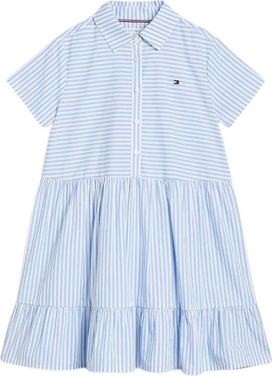 Tommy Hilfiger ITHACA STRIPE DRESS Robe Filles - Blue - Taille 16