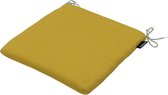 Madison - Coussin d'assise Panama Yellow - 40x40cm