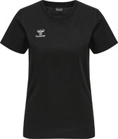 Hummel Damen T-Shirt Hmlmove Grid Cot. T-Shirt S/S Woman Black-M