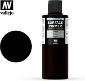 Vallejo val74602 - Black Primer voor Airbrush - 200 ml