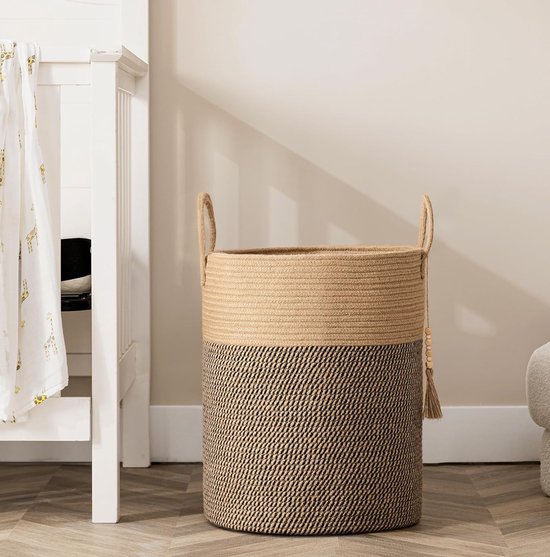 Badkamer lademand (45x36x15cm) (Naar winkelwagen*: Handdoeken (sierlijke tekst)) | Badkamer / Toilet | Mand & Stijl