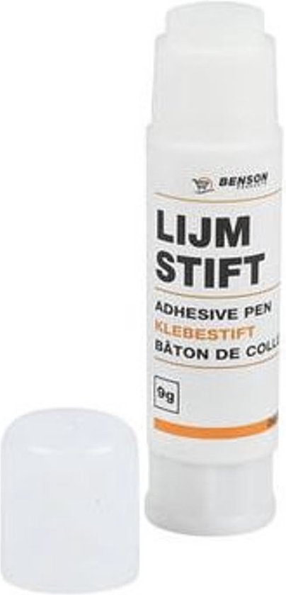 Bâtons de colle Benson - Convient pour Papier, Carton et photos - Sans solvant - 3 pièces