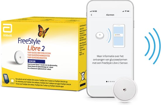 Freestyle Libre 2 sensor - Glucose meten zonder prikken.