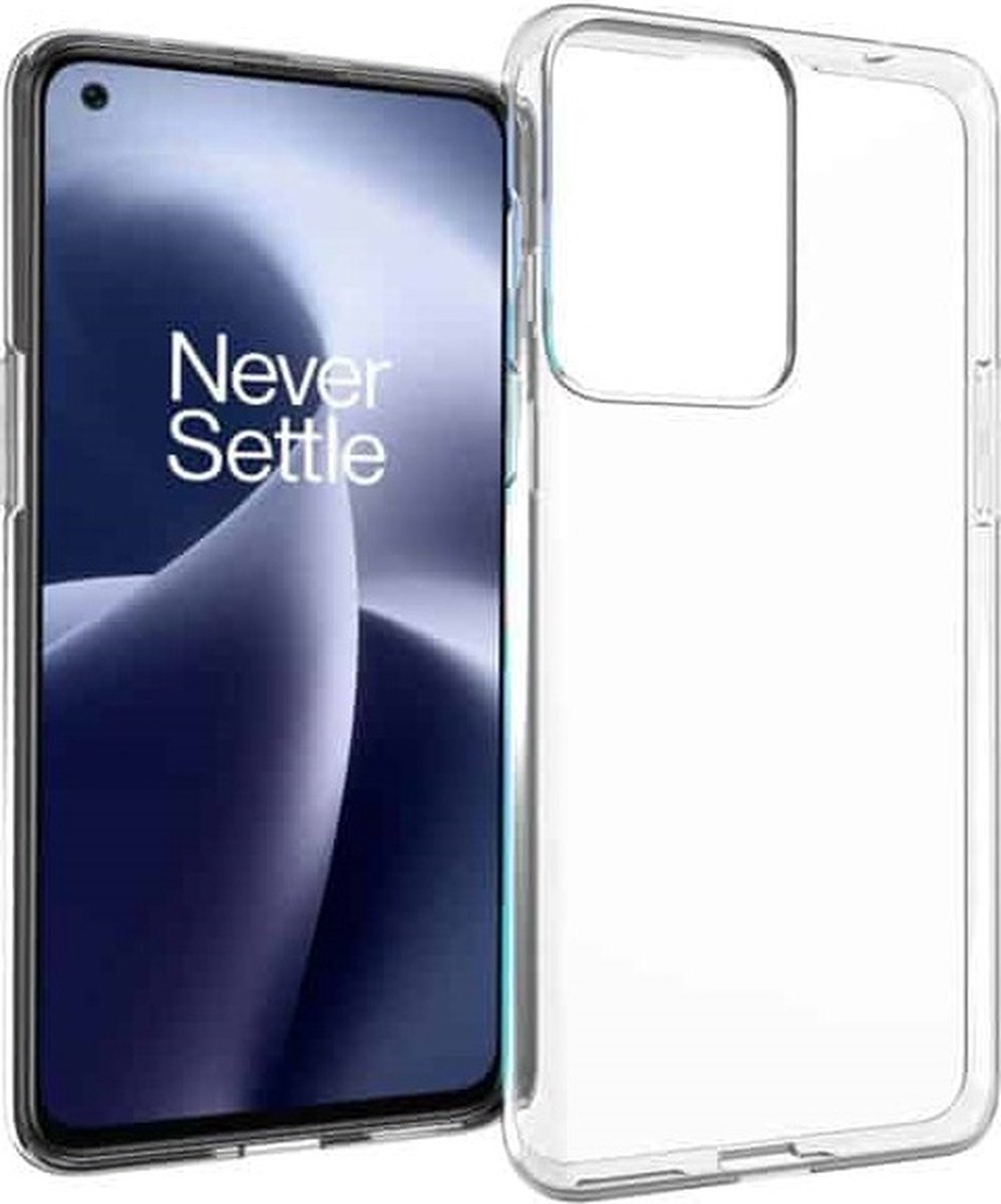 Silicone hoesje Geschikt voor: OnePlus Nord 2T - Transparant