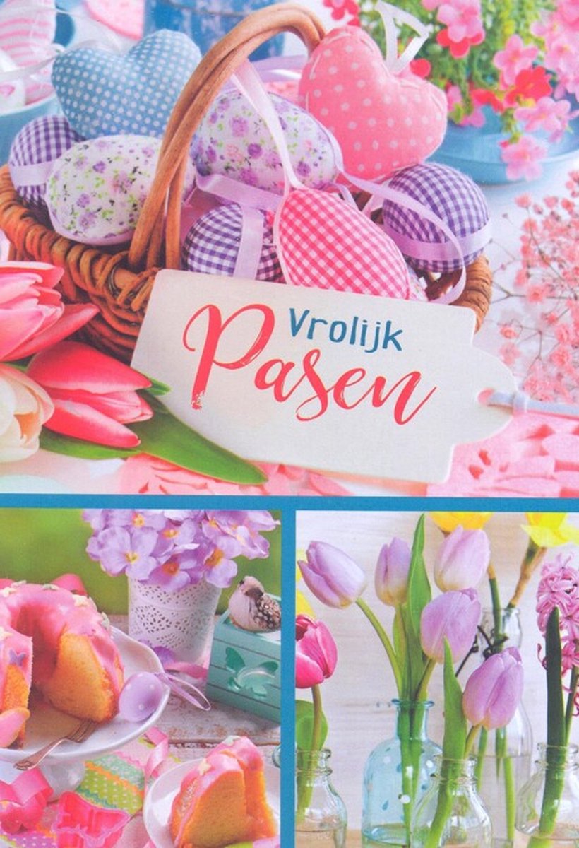 Wenskaart Vrolijk Pasen - Gratis verzonden - D4321/112