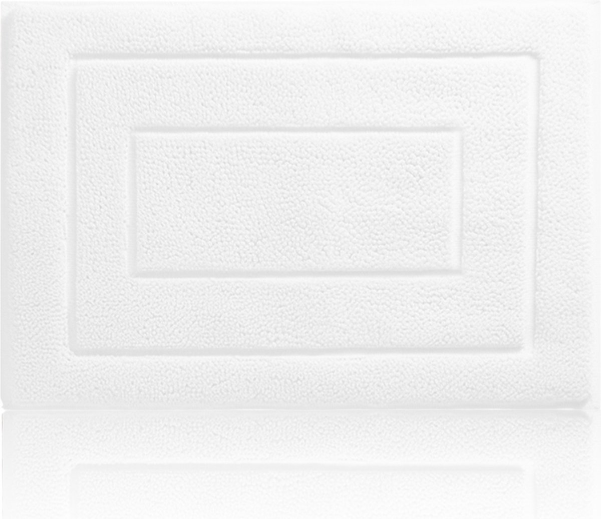 MAESON Badmat 40x60 cm - Antislip & Waterbestendig - Douchemat voor Badkamer - klein - Wit - Geschikt voor Douche & Bad