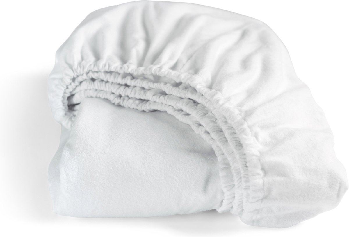 Cinderella - Premium Molton Hoeslaken - Tot 25 cm matrashoogte - 180x220 cm - Wit