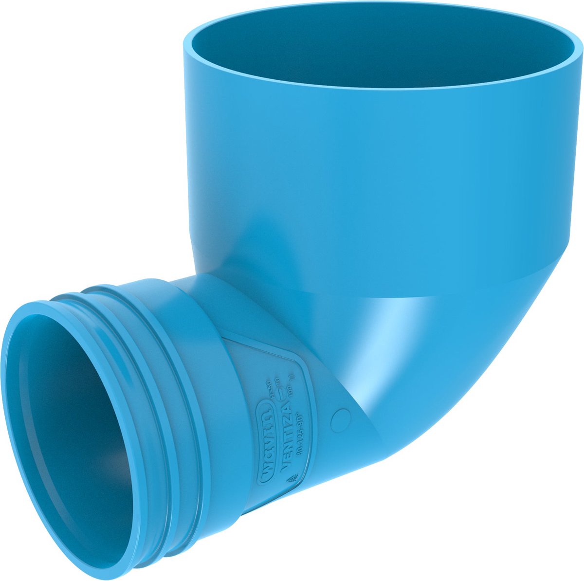 Wavin Ventiza PVC EIND 125X80 H70 M/M