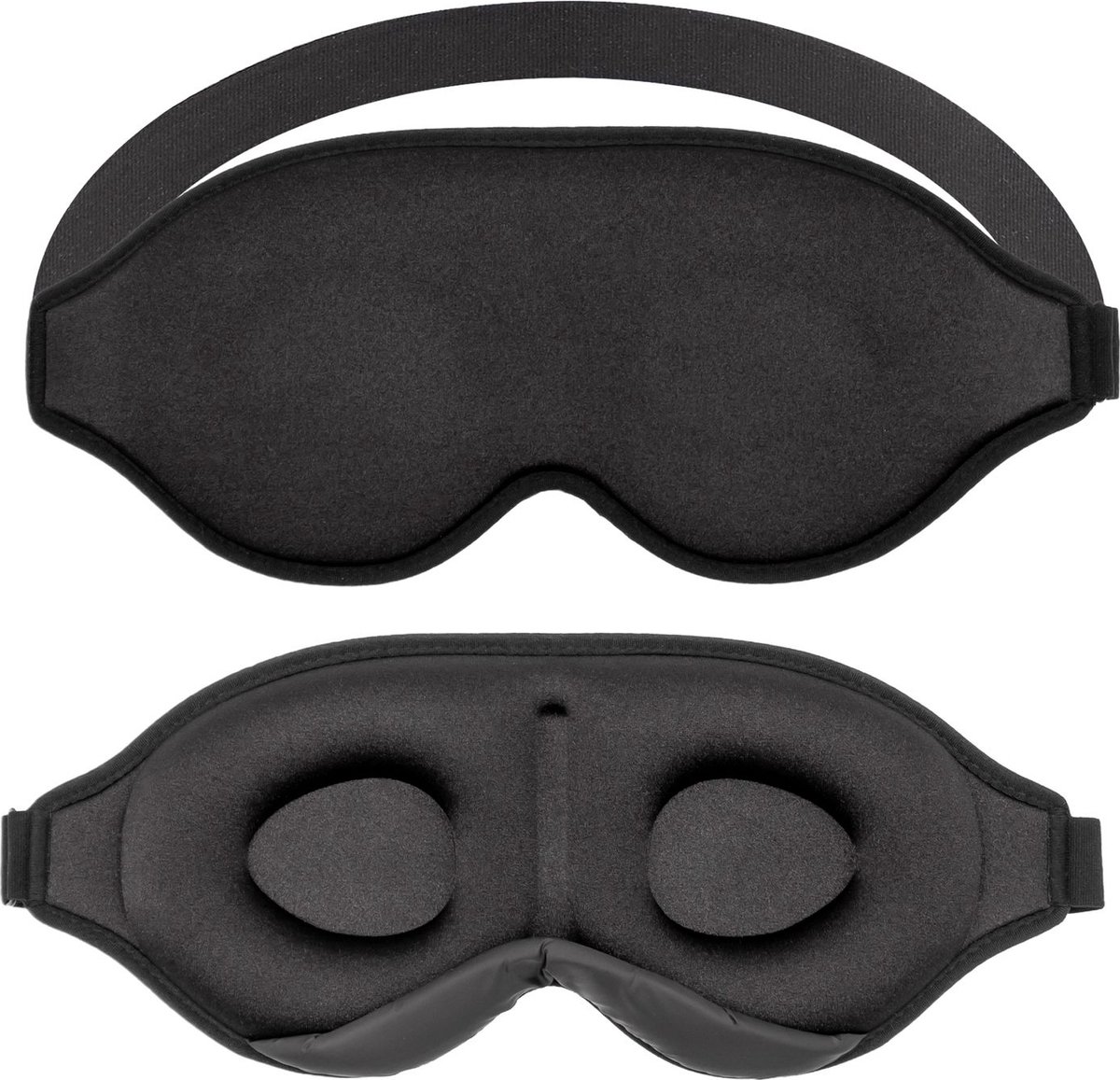 Intirilife Masque De Sommeil En NOIR – Cache Yeux Pour Dormir