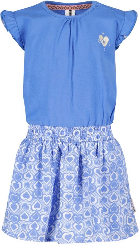 B. Nosy Y402-7851 Meisjes Jurk - Soft Blue - Maat 92