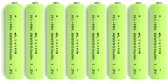 8 Oplaadbare AAA batterijen 900mAh 1.2V NiMH