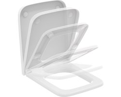 IDEAL STANDARD - BLEND CUBE ZITTING EN DEKSEL - WRAP-OVER SLOW CLOSING - EASY TAKE-OFF