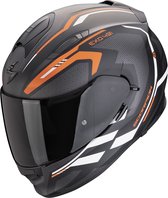 Scorpion Exo 491 Kripta Matt Black-Orange-White XL - Maat XL - Helm