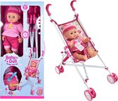 Baby Doll 30cm with Stoller Set 10 Sounds