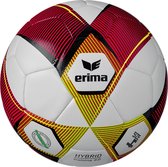 Erima Hybrid Training 2.0 (Size 4) Trainingsbal Kinderen - Rood / Lime | Maat: 4 (350 G)