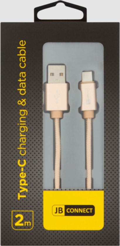 deleyCON 3x USB A naar USB C Kabel (0,5m 1m 2m) Laad  en