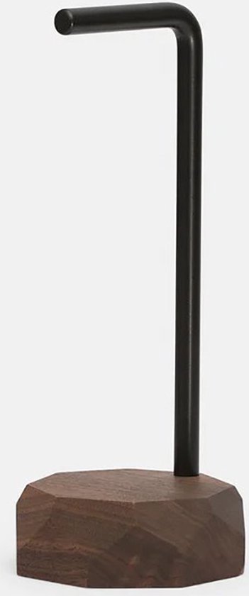 Oakywood Headphones Stand - Massief Walnoot - Echt Hout Koptelefoon Standaard Houder - Stijlvol Clean Desk Design - Oakywood