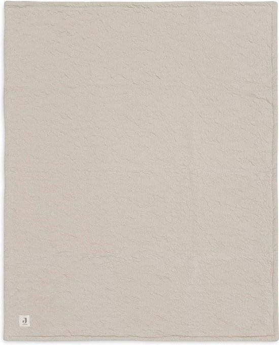 Jollein - Deken Ledikant 100x150cm - Dekentje Baby - Soft Waves - Nougat/Velvet