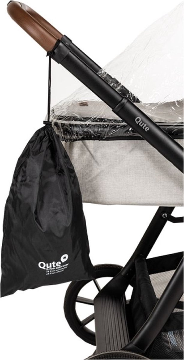 Qute Regenhoes 2 in 1 Q-Twin / Q-Cruiser 1.0/2.0 van Qute — afbeelding 2