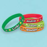 Super Mario armbanden - 6 stuks