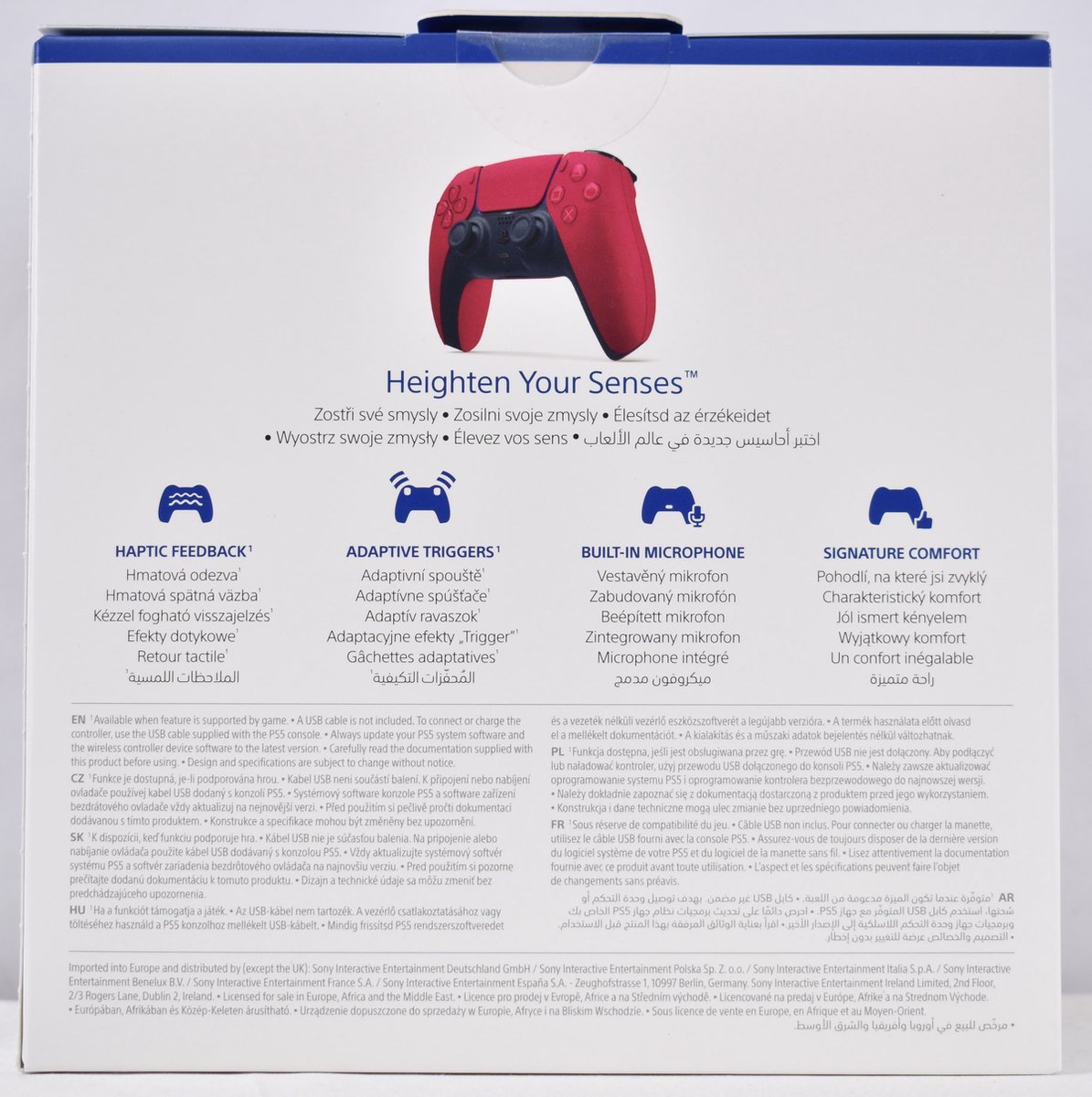 Sony Official PlayStation 5 - DualSense Wireless Controller - Cosmic Red (PS5) thumbnail 2