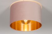 Lumidora Plafondlamp 30915 - Plafonniere - MONTREAL - E27 - Zwart - Goud - Roze - Metaal - ⌀ 40 cm