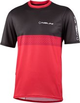 Nalini - Heren - Fietsshirt - Korte Mouwen - Wielrenshirt - Rood - Zwart - MTB SHIRT - XXXL