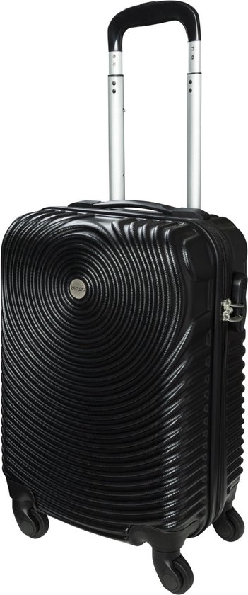 Ceruzo Handbagage Koffer - Trolley - 28L - 51.5 cm - Spinnerwielen 360°- Cijferslot-Zwart-Reiskoffer