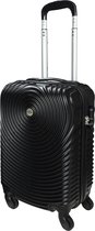 Ceruzo Handbagage Koffer - Trolley - 28L - 51.5 cm - Spinnerwielen 360°- Cijferslot-Zwart-Reiskoffer