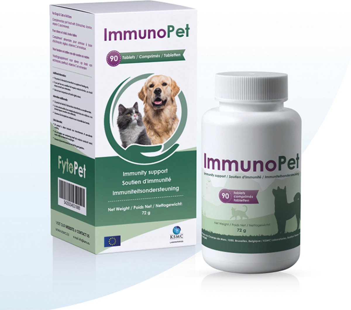 immunopet voedingssupplement voor uw hond en kat immuniteitsondersteuning echinacea , zoethout ,vit c