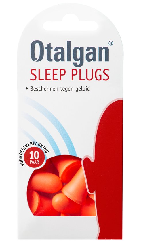 Otalgan Sleep Plugs Oordoppen - Oordopjes tegen geluidsoverlast - 10 paar - Otalgan