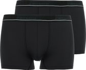 CECEBA Bamboe - Lot de 2 Boxer Longs Homme - Zwart - Taille M