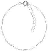 Joy|S - Zilveren armband - schakel armband - 15 cm + 3 cm extension - sterling zilver 925