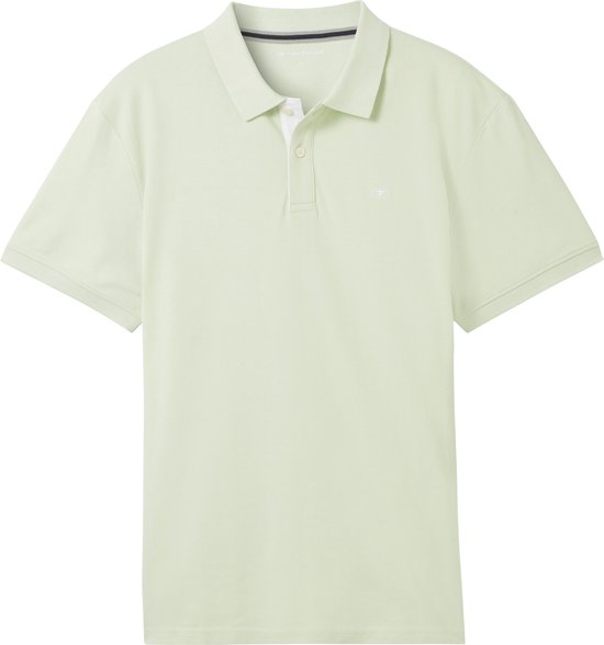 TOM TAILOR basic polo with contrast Heren Poloshirt - Maat XXL